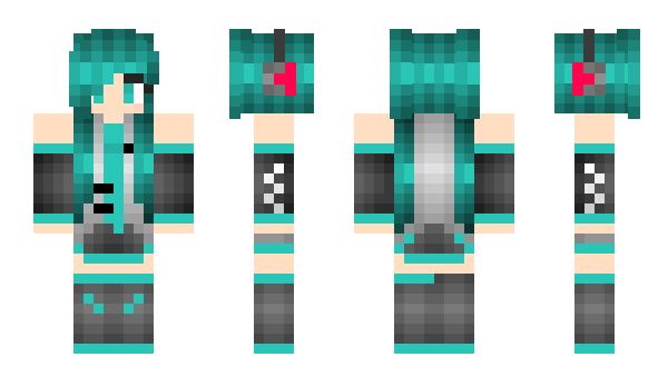 Minecraft skin pinkpinkgirl