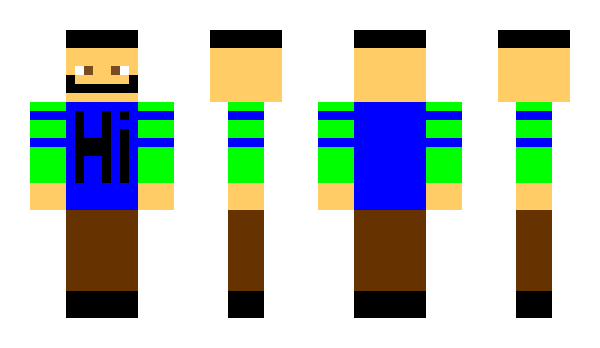 Minecraft skin antigolo