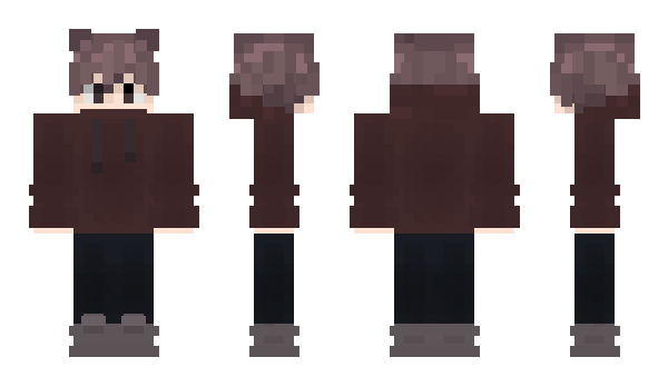 Minecraft skin Kumapyoon