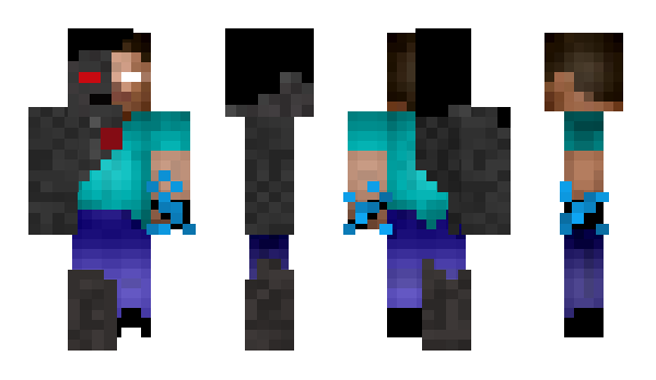 Minecraft skin Smurfman