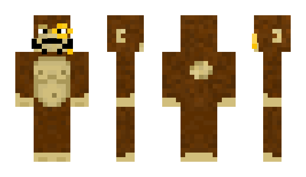 Minecraft skin Monkebo