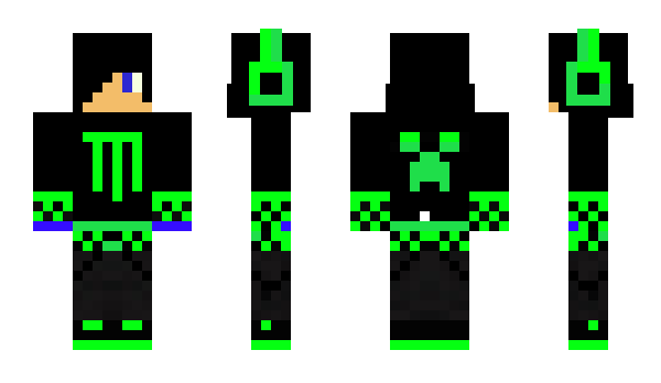 Minecraft skin MonsterEnergyD