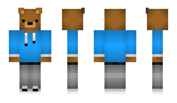 Minecraft skin BenjaBear