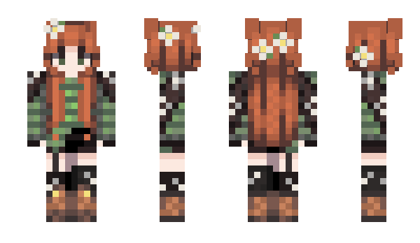 Minecraft skin Kupfifuchs
