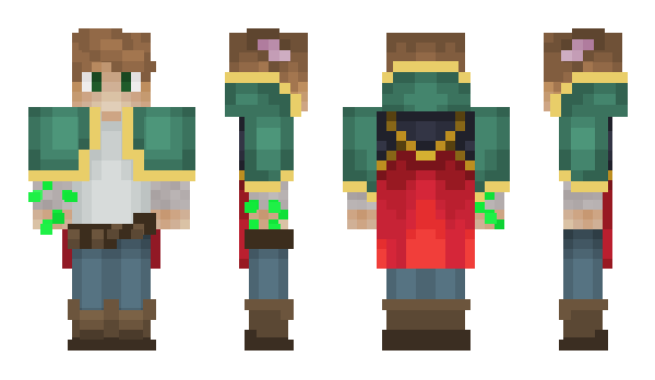 Minecraft skin Flameforge