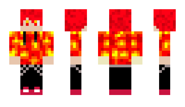 Minecraft skin Lava_Kid