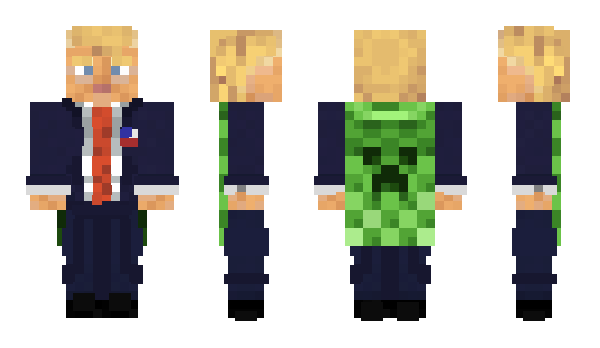 Minecraft skin DxnaldTrump