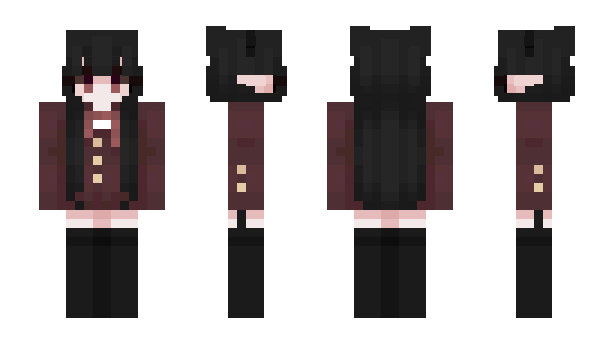 Minecraft скин по нику asheybunny