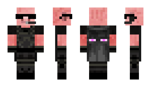Minecraft skin Bacon_PorkstewX2