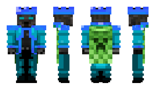 Minecraft skin PARTYPIEKINGalt