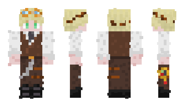 Minecraft skin praporka__