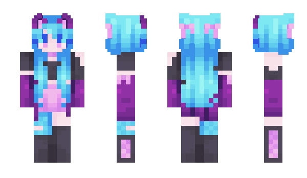 Minecraft skin jaNINe