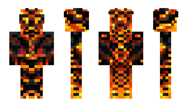 Minecraft skin Lavamat