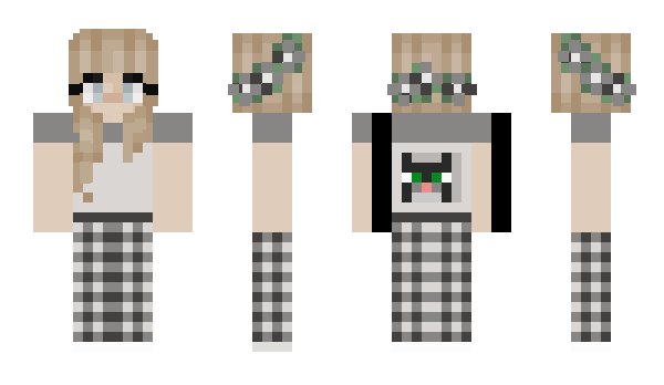 Minecraft скін по ніку kittengirl27