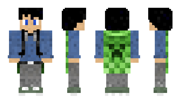 Minecraft скін по ніку Blueewu