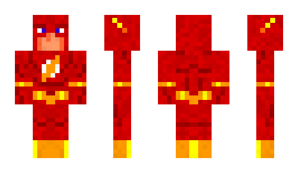 Minecraft skin Flash_Man