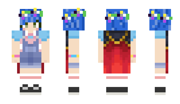 Minecraft скин по нику Theyflower