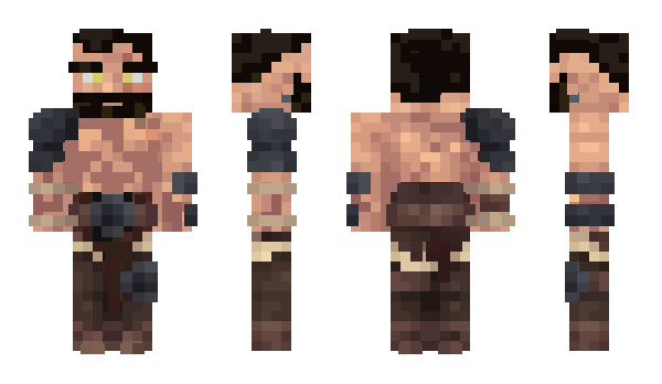 Minecraft skin TheManWithNoName