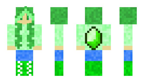 Minecraft skin Greendy