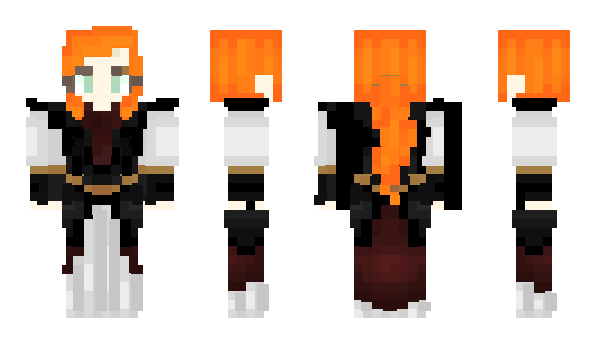 Minecraft skin Vikingwoman