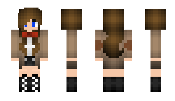 Minecraft skin Fanila