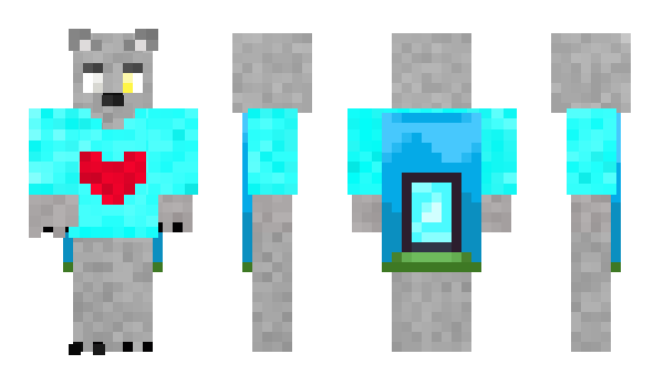 Minecraft skin WolfyDarksilence