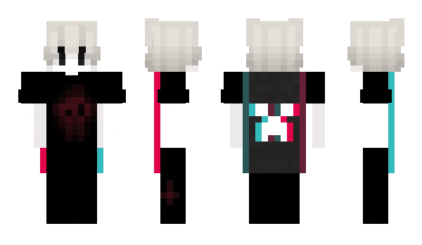 Minecraft skin allhearts