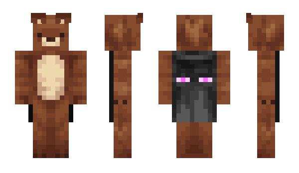 Minecraft skin oso