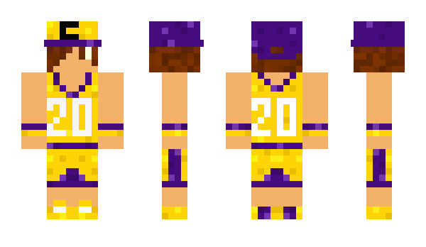 Minecraft скін по ніку basketgirl