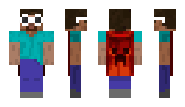 Earth - Minecraft skin (64x64, Steve)