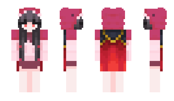 Minecraft скин по нику LycorisRed