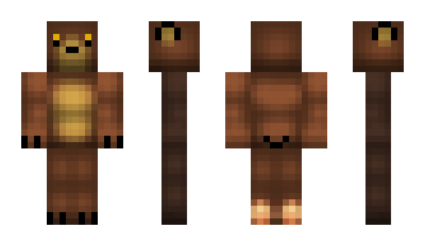 Minecraft skin BearHead