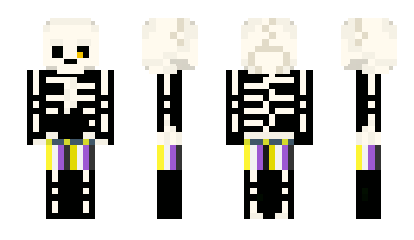 Minecraft skin GlitchedHacker