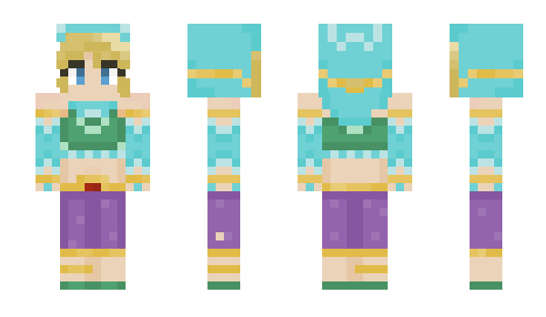 Minecraft skin Monalili