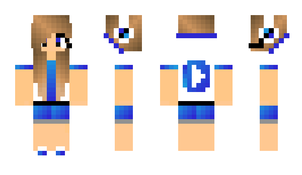 Minecraft skin Trash_girl