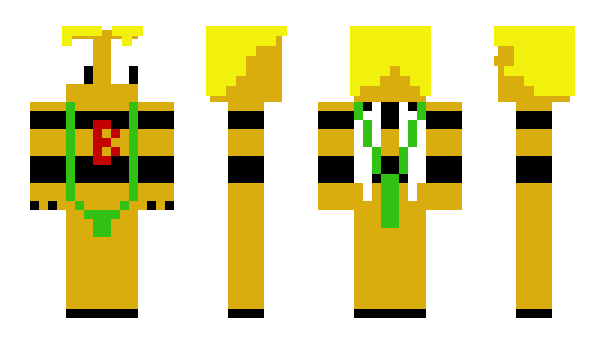 Minecraft skin Baeuerbee