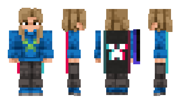 Minecraft скин по нику AnyaFk