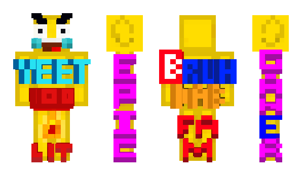 Minecraft skin pak_palen