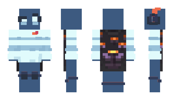 Minecraft скін по ніку ZackyUwO