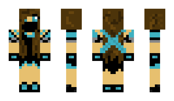 Minecraft skin Hoodygirl