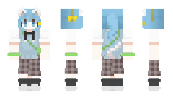 Minecraft skin nekokazokuL