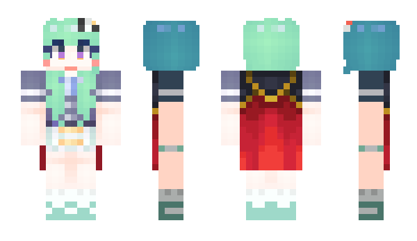 Minecraft skin MintRider