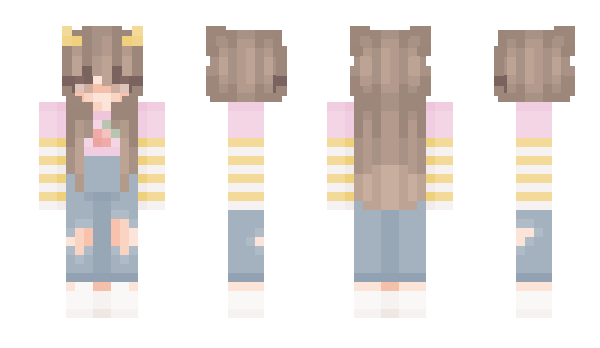 Minecraft скин по нику Briochke