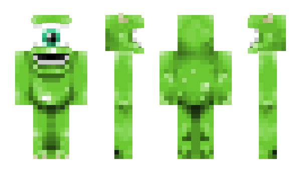 Minecraft skin MikeWazowski