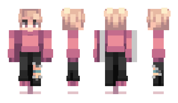 Minecraft skin Silver_Lady