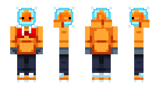 Minecraft skin OrangeNibbles