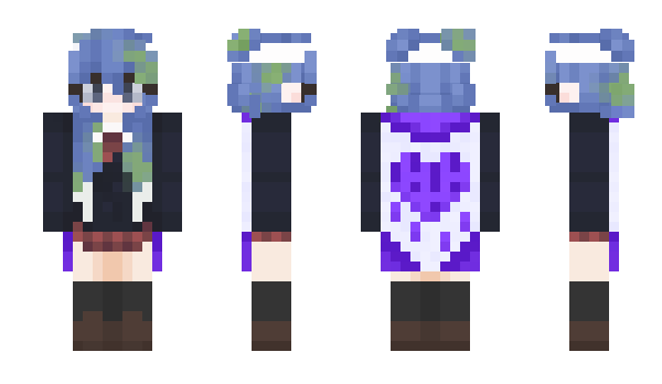 Minecraft skin F_SpiKe
