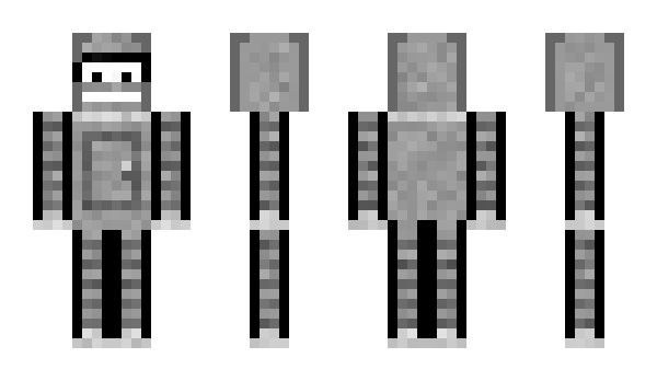 Minecraft skin Skeletonwitch