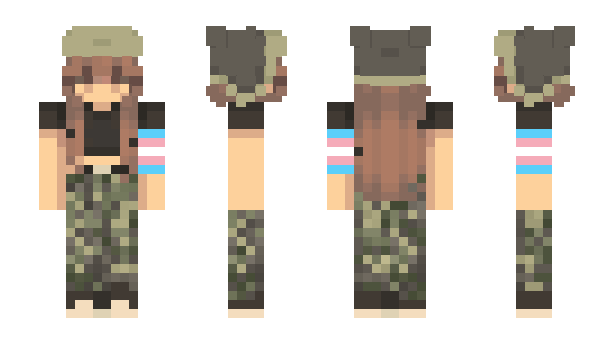 Minecraft skin Girl_Smell