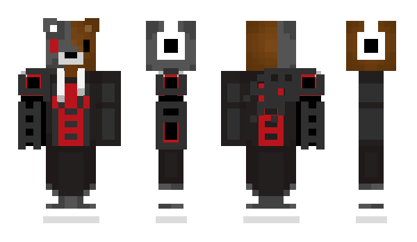 Minecraft skin QubiXx